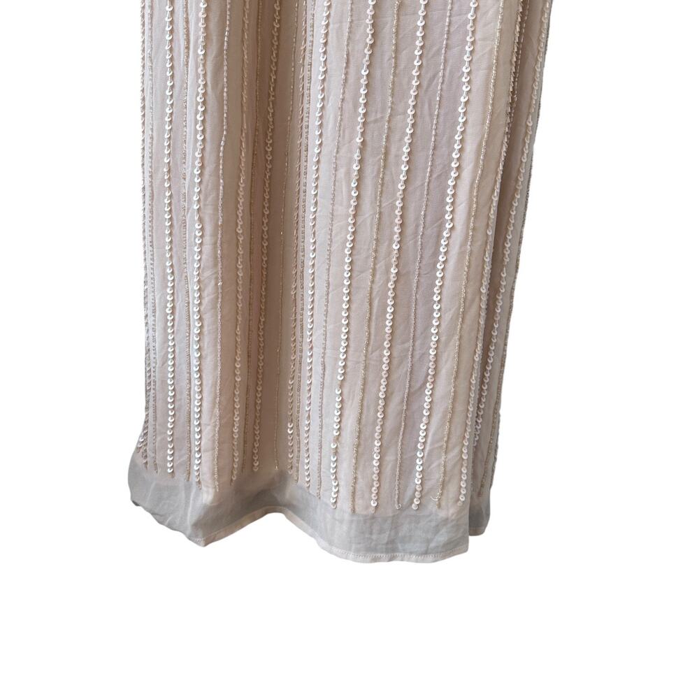 show me your mumu gala gown champagne beaded maxi dress women plus xxlarge - Picture 7 of 11